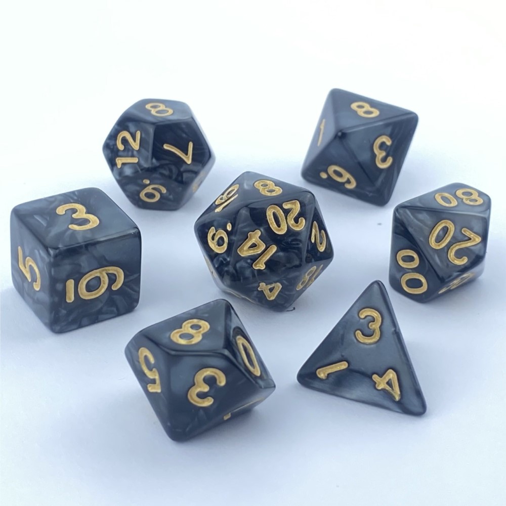 Game Token Counter - 7 Buah Set Dadu Permainan Papan