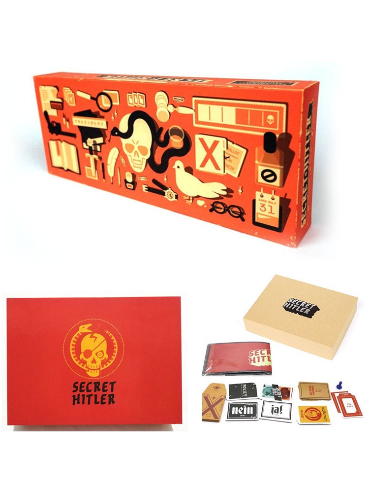 Board Game Hitler - Permainan kartu permainan papan permainan Secret