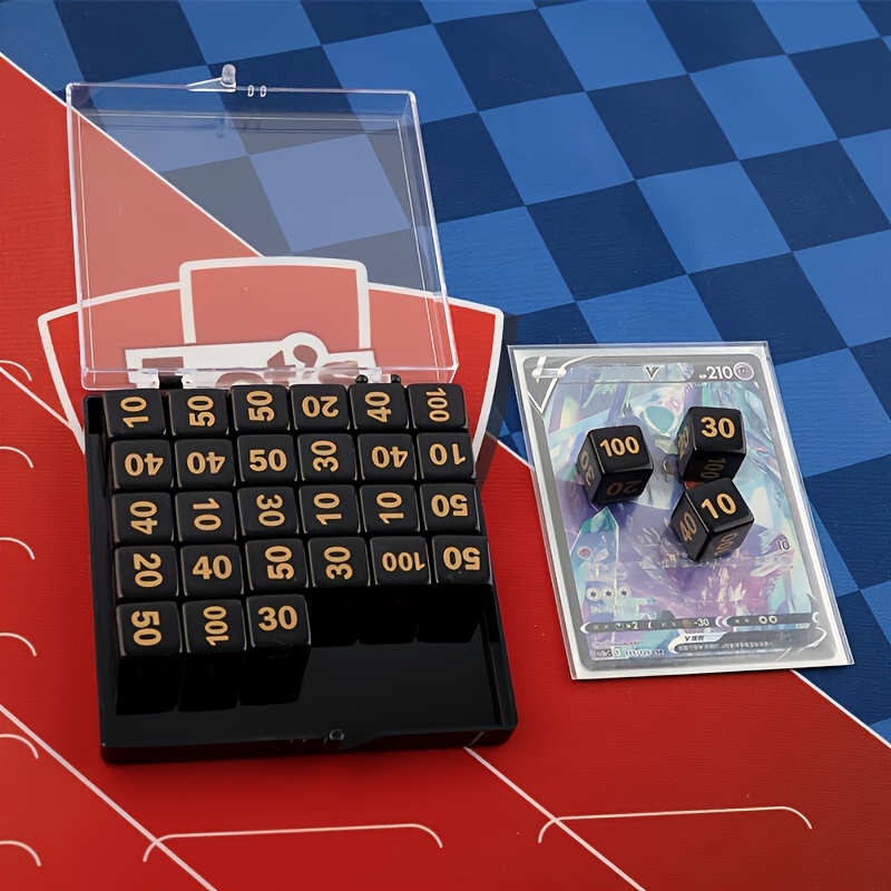 Game Token Counter - 10 Buah Dadu Token PTCG, Dadu