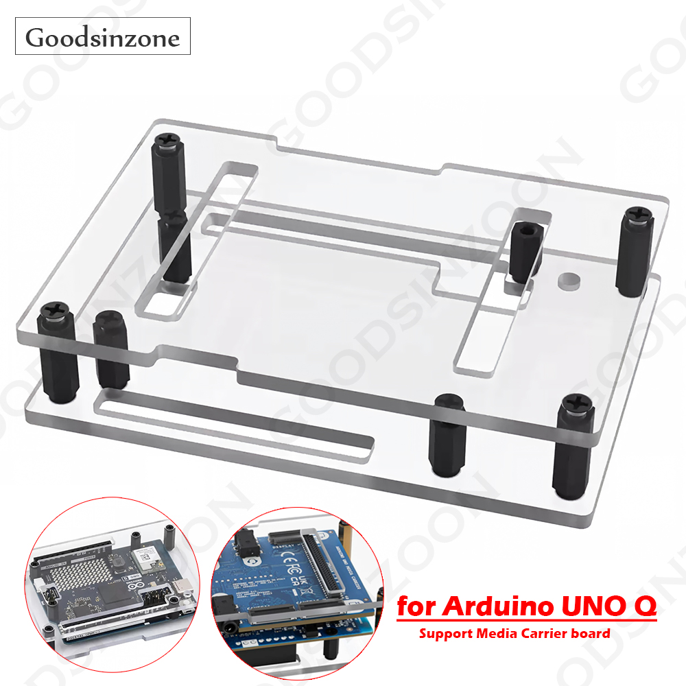 Cooperative Card Game - Kotak Akrilik Transparan untuk Arduino UNO
