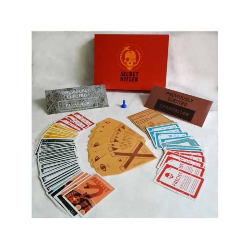 Board Game Hitler - Permainan Papan Cracking Secret Hitler (Merah).