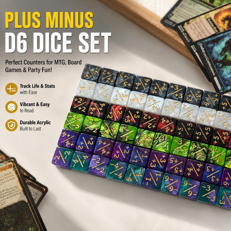 16mm Plus Minus Dice Nomor 16  - Game Token Counter ulasan dan harga