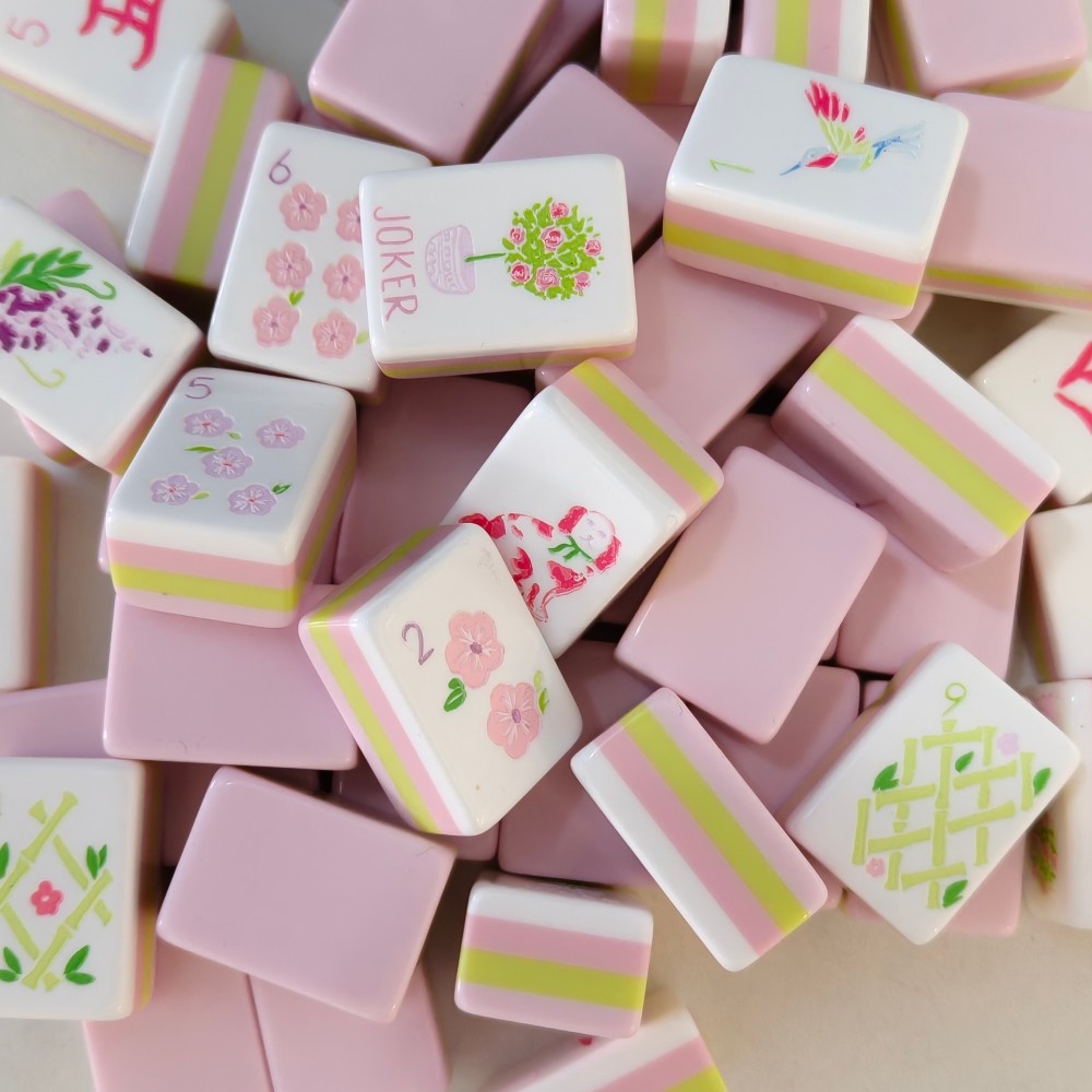 Set Mahjong Amerika Empat Lapi - Board Game Mahjong ulasan dan harga