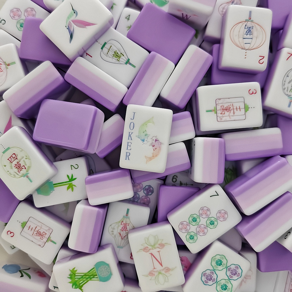 Set Permainan Mahjong Amerika  - Board Game Mahjong ulasan dan harga