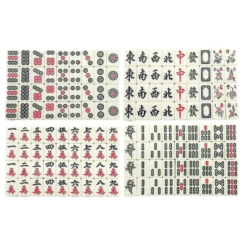 Set Permainan Mahjong Cina 144 - Board Game Mahjong ulasan dan harga