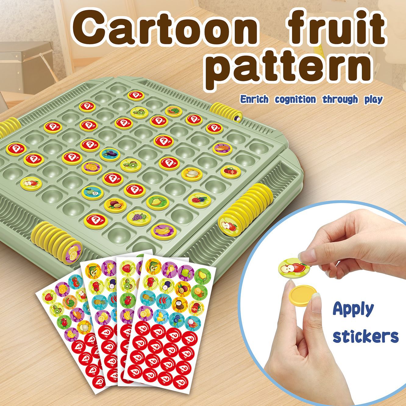 Buah Flip Catur Memori Pertand - Board Game Azul ulasan dan harga