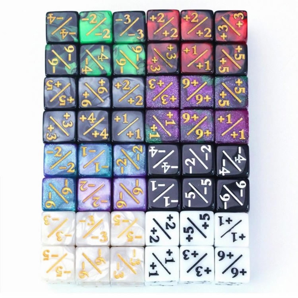 10 Buah Penghitung Dadu 6 Sisi - Game Token Counter ulasan dan harga