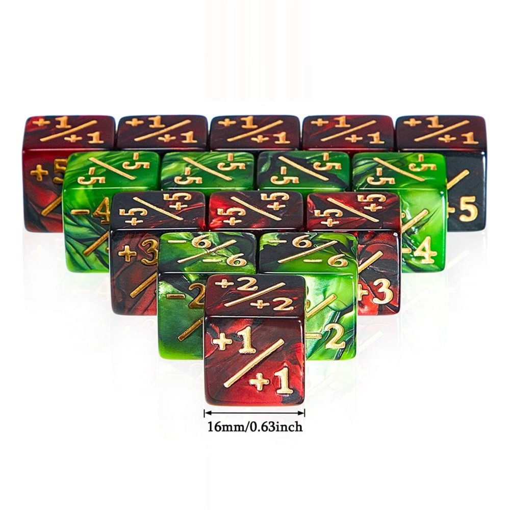 10 Buah Penghitung Dadu 6 Sisi - Game Token Counter ulasan dan harga