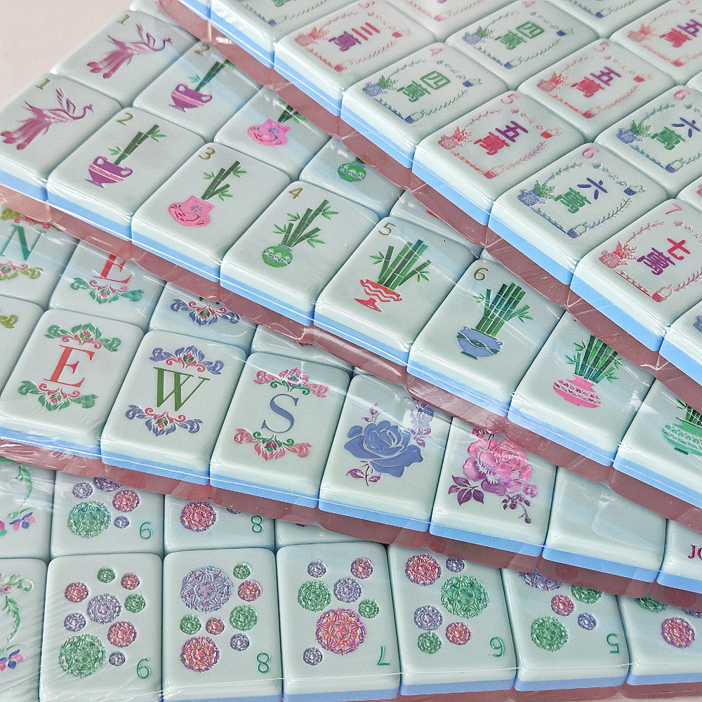 Mahjong Akrilik Mutiara Pink B - Board Game Mahjong ulasan dan harga