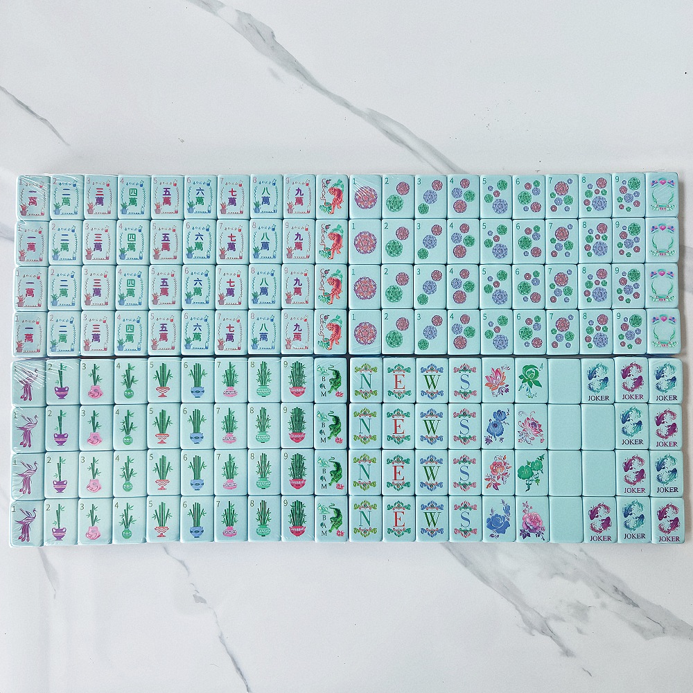 Mahjong Akrilik Mutiara Pink B - Board Game Mahjong ulasan dan harga